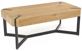 Холна масичка LAVIDA 43x110 см златен дъб/черен