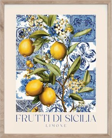 Печатна картина с включена рамка 40x50 cm Sicilia – Styler
