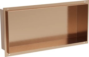 Mexen X-Wall-NR нишева полица без фланец 45 x 20 см, четкана мед - 19C1452010