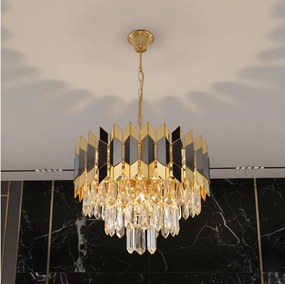 Brilagi - Полилей на верига CRISTAL 5xE14/40W/230V Ø 38 см