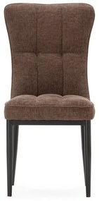 Кафяви трапезни столове в комплект от 2 бр. Damon – Marckeric