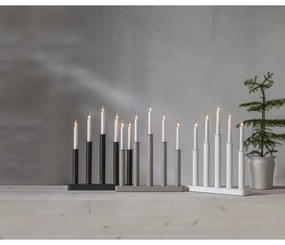 Бяла коледна светлинна украса Plate – Star Trading