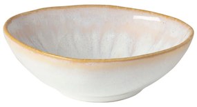 Бяла керамична купа с бежов ръб , ⌀ 10 cm Brisa - Costa Nova