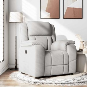 4015709 vidaXL Recliner Chair Cloud Grey Fabric