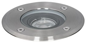 Модерен външен прожектор за земя стомана 35 мм регулируем IP65 - Delux