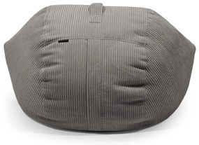 Пуф от рипсено кадифе в цвят горчица Roll 105 – SLOWDOWN