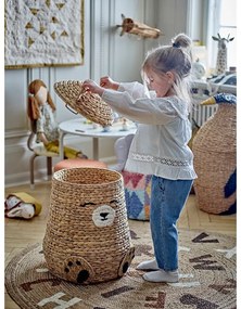 Детска кошница за играчки от воден зюмбюл в естествен цвят ø 40x57 cm Timone – Bloomingville Mini