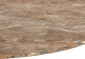 Кафява кръгла масичка за кафе с керамичен плот ø 60 cm Malta – Actona