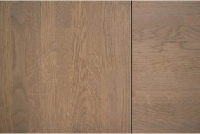 Сгъваема трапезна маса от масивен дъб 95x220 cm Clapperton – Rowico