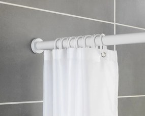 Бял телескопичен стълб за баня, дължина 110-185 см Luz - Wenko