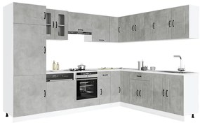 3314975 vidaXL Комплект кухненски шкафове от 14 части Kalmar, инженерно дърво