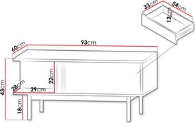 Холна маса Alsy Reg-Тъмносив