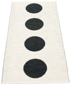 Черно-бяла пътека за открито и закрито 70x150 cm Vera Black – Pappelina