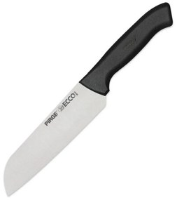 Pirge - Нож сантоку от неръждаема стомана 17см черен ECCO-(38167)