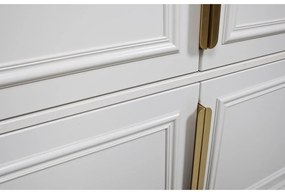 Светлосив гардероб от масивен бор 110x215x44 cm Organize – WOOOD