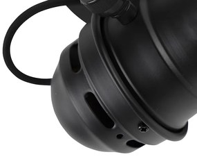 Индустриален прожектор черен въртящ се и наклоняващ се без абажур - Movie