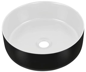 COMAD UM-6259 SIMPLE 8. - Мивка за вграждане в плот SIMPLE Ø 36 см бял/черен