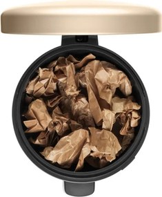 Кош за боклук с педал Brabantia NewIcon 1003205, 20 л, Плавно затваряне, Противоплъзгаща основа, Златен металик