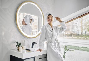 Огледало LED 50cm MMJ BRUSH GOLD