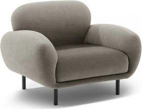 Сиво кресло от букле Poppy – Micadoni