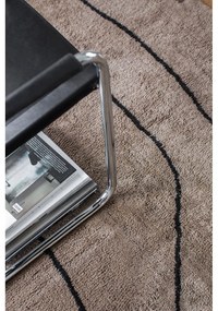 Кафяв памучен килим подходящ за пране 140x200 cm Shadow – Mette Ditmer Denmark