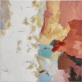 Печатна/с ръчно рисувани елементи върху платно картина 80x80 cm Crown – Bizzotto