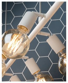 Бяло висящо осветително тяло Miami - it's about RoMi