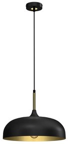 Brilagi - Пендел ABRAHAM 1xE27/60W/230V Ø 35 см черен