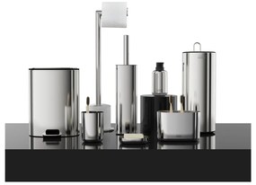 Пластмасово кошче за боклук с педал в сребрист цвят 5 l Luxe – Joseph Joseph