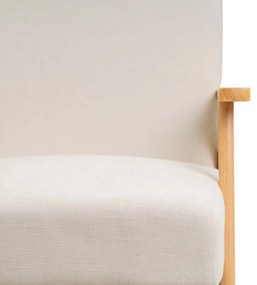 Бяло шенилово кресло Vintage – Casa Selección