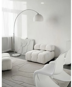 Светлосив вълнен килим 133x190 cm Morphic – Agnella