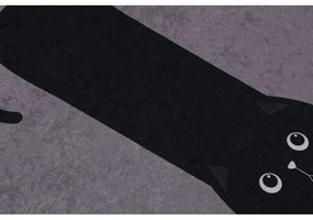 Черни-сиви килими за баня в комплект от 2 бр. 60x100 cm Comfort – Foutastic