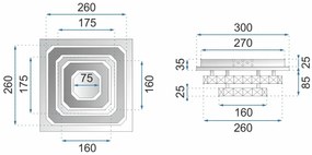 Плафон LED 24W APP410-C