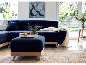 Морскосиня табуретка за крака Dazzling Daisy - Miuform