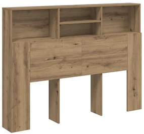 856869 vidaXL Шкаф за табла, занаятчийски, дъб, 140x19x103,5 см