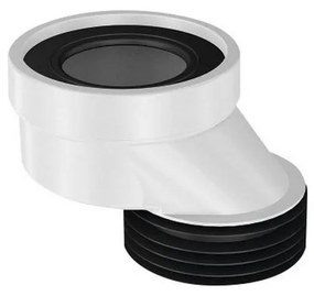 Bruckner - Маншет за тоалетна фиксиран, нецентриран черен/бял