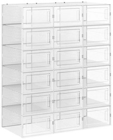 Модулен регал BOXIFY с отделения, бял