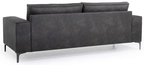 Тъмносив диван от изкуствена кожа 224 см Copenhagen - Scandic