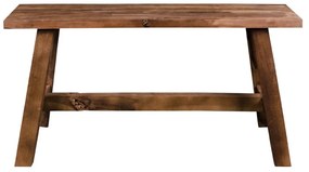 Кафява градинска пейка от масивно дърво Barcelona – House Nordic