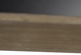 Ръстичен висящ аплик черен с дърво 5-светлина - Flair