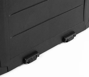 Градинска кутия за съхранение Marvel Plus 270 л с колела и заключващ се капак