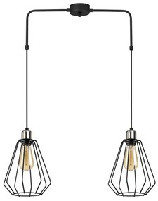 Черно метално висящо осветително тяло Opviq lights Straton - Opviq lights