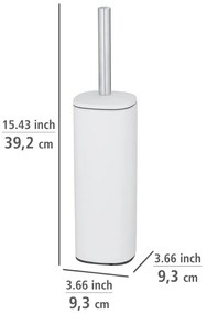 Бяла четка за тоалетна от неръждаема стомана Alassio - Wenko