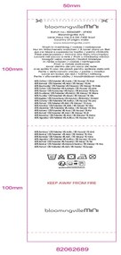 Бяло бебешко одеяло 130x160 cm Sweets – Bloomingville Mini