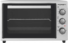 Втора ръка: Малка готварска фурна Foreti EO 3600 W, 1400 W, 36 л, Термостат, Таймер, Емайл, Бял