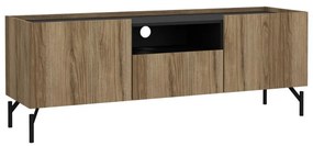 Кафява маса за телевизор от дъбов декор 147x54x41 cm Bergen – Tvilum