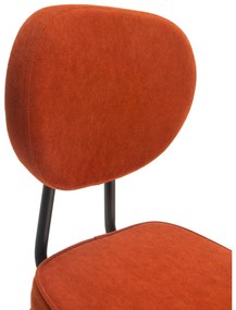 Оранжеви трапезни столове в комплект от 2 Zenit - Marckeric