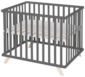 Тъмно сива кошара от букова дървесина 75x100 cm Lil Planet - Roba