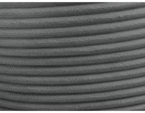 Тъмносив пуф от рипсено кадифе Socrate – Bobochic Paris