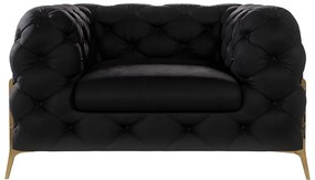 Черно кадифено кресло Chelsea Bis – Ropez